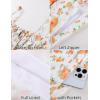 image:imageSCARLET DARKNESS Womens Floral Midi Dress Corset Sundresses 2026 Summer Spring Vacation Milkmaid DressesWhite Orange Floral