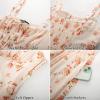 image:imageSCARLET DARKNESS Womens Floral Midi Dress Corset Sundresses 2026 Summer Spring Vacation Milkmaid DressesYellow