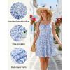 image:imageScarlet Darkness Floral Mini Dress for Women Teens Summer 2026 Fairy Corset Sundress Graduation DressesBlue Floral