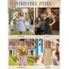 image:imageScarlet Darkness Floral Mini Dress for Women Teens Summer 2026 Fairy Corset Sundress Graduation DressesBlue Floral