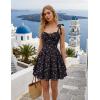 image:imageScarlet Darkness Floral Mini Dress for Women Teens Summer 2026 Fairy Corset Sundress Graduation DressesCherry Blossoms