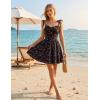 image:imageScarlet Darkness Floral Mini Dress for Women Teens Summer 2026 Fairy Corset Sundress Graduation DressesCherry Blossoms