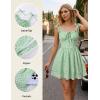 image:imageScarlet Darkness Floral Mini Dress for Women Teens Summer 2026 Fairy Corset Sundress Graduation DressesGreen Daisies