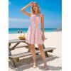 image:imageScarlet Darkness Floral Mini Dress for Women Teens Summer 2026 Fairy Corset Sundress Graduation DressesPink Floral