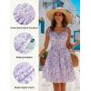 image:imageScarlet Darkness Floral Mini Dress for Women Teens Summer 2026 Fairy Corset Sundress Graduation DressesPurple Floral