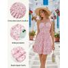 image:imageScarlet Darkness Floral Mini Dress for Women Teens Summer 2026 Fairy Corset Sundress Graduation DressesRed Floral