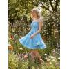 image:imageScarlet Darkness Floral Mini Dress for Women Teens Summer 2026 Fairy Corset Sundress Graduation DressesWhite Daisies