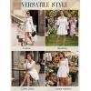 image:imageScarlet Darkness Renaissance Corset Dress Long Sleeve Mini Dresses for Women Fishbone Fall Wedding Guest Party DressWhite