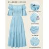 image:imageScarlet Darkness Renaissance Costume Women Maxi Tiered Long Dresses Cottagecore DressSky Blue