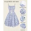 image:imageScarlet Darkness Women Corset Floral Dress Spaghetti Strap Mini Sundress for TeensBlue