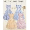 image:imageScarlet Darkness Women Corset Floral Dress Spaghetti Strap Mini Sundress for TeensBlue