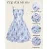 image:imageScarlet Darkness Women Corset Floral Dress Spaghetti Strap Mini Sundress for TeensBlue Floral
