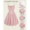 image:imageScarlet Darkness Women Corset Floral Dress Spaghetti Strap Mini Sundress for TeensColorful