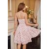 image:imageScarlet Darkness Women Corset Floral Dress Spaghetti Strap Mini Sundress for TeensPink Floral