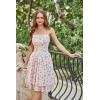 image:imageScarlet Darkness Women Corset Floral Dress Spaghetti Strap Mini Sundress for TeensPink Floral