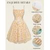 image:imageScarlet Darkness Women Corset Floral Dress Spaghetti Strap Mini Sundress for TeensYellow Floral