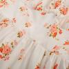 image:imageScarlet Darkness Womens Floral Corset Dress with Split 2026 Summer Spring Square Neck Midi Milkmaid DressesBeige Orange Floral