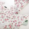 image:imageScarlet Darkness Womens Floral Corset Dress with Split 2026 Summer Spring Square Neck Midi Milkmaid DressesWhite Pink Floral