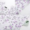 image:imageScarlet Darkness Womens Floral Corset Dress with Split 2026 Summer Spring Square Neck Midi Milkmaid DressesWhite Purple Floral