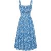 Blue White Floral