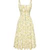 White Yellow Floral