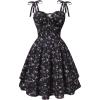 image:imageScarlet Darkness Floral Mini Dress for Women Teens Summer 2026 Fairy Corset Sundress Graduation DressesCherry Blossoms