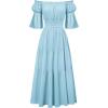 image:imageScarlet Darkness Renaissance Costume Women Maxi Tiered Long Dresses Cottagecore DressSky Blue