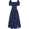 Navy Blue Floral