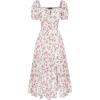 White Pink Floral
