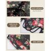 image:imageSCARLET DARKNESS Bustier Tops for Women Renaissance Floral Lace Up Bodyshaper Corset with ZipperPink Rose