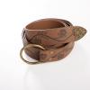 image:imageSCARLET DARKNESS Medieval Leather Belt Renaissance Accessory Pirate Viking Belt for Men WomenRose Emboss