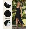 image:imageSCARLET DARKNESS Renaissance Corset Dress for Women Off Shoulder Flowy Sundress Wedding Guest Chiffon DressesBlack