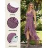 image:imageSCARLET DARKNESS Renaissance Corset Dress for Women Off Shoulder Flowy Sundress Wedding Guest Chiffon DressesLilac Purple