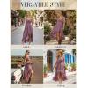 image:imageSCARLET DARKNESS Renaissance Corset Dress for Women Off Shoulder Flowy Sundress Wedding Guest Chiffon DressesLilac Purple