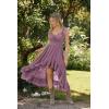 image:imageSCARLET DARKNESS Renaissance Corset Dress for Women Off Shoulder Flowy Sundress Wedding Guest Chiffon DressesLilac Purple