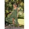 image:imageSCARLET DARKNESS Renaissance Corset Dress for Women Off Shoulder Flowy Sundress Wedding Guest Chiffon DressesOlive Green