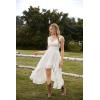image:imageSCARLET DARKNESS Renaissance Corset Dress for Women Off Shoulder Flowy Sundress Wedding Guest Chiffon DressesWhite