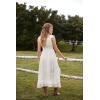 image:imageSCARLET DARKNESS Renaissance Corset Dress for Women Off Shoulder Flowy Sundress Wedding Guest Chiffon DressesWhite