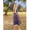 image:imageSCARLET DARKNESS Women Renaissance Summer Corset Dress Medieval Cottagecore Lace Up DressPurple