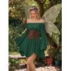 image:imageScarlet Darkness Corset Belt for Women Fishbone Wide Waist Corset Pirate BeltBrown Jacquard