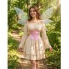 image:imageScarlet Darkness Corset Belt for Women Fishbone Wide Waist Corset Pirate BeltPink
