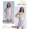 image:imageScarlet Darkness Corset Belt for Women Fishbone Wide Waist Corset Pirate BeltWhite