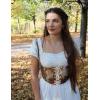 image:imageScarlet Darkness Corset Belt for Women Renaissance Underbust Corset Floral Lace Up Boned Waist BeltsAutumn Bloom