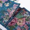 image:imageScarlet Darkness Corset Belt for Women Renaissance Underbust Corset Floral Lace Up Boned Waist BeltsBlossom Teal