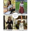image:imageScarlet Darkness Corset Belt for Women Renaissance Underbust Corset Floral Lace Up Boned Waist BeltsBotanical Garden