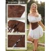 image:imageScarlet Darkness Corset Belt for Women Underbust Satin Waist Training Cincher CorsetBrown