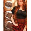 image:imageScarlet Darkness Corset Belts for Women Elastic Stretch Costume Belts Laceup Waist Cinch Belt Brown M