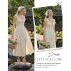 image:imageScarlet Darkness Corset Dress for Women 2026 Renaissance Costume Summer Maxi Cocktail Party Dresses with PocketsApricot
