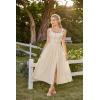 image:imageScarlet Darkness Corset Dress for Women 2026 Renaissance Costume Summer Maxi Cocktail Party Dresses with PocketsApricot