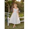 image:imageScarlet Darkness Corset Dress for Women 2026 Renaissance Costume Summer Maxi Cocktail Party Dresses with PocketsWhite